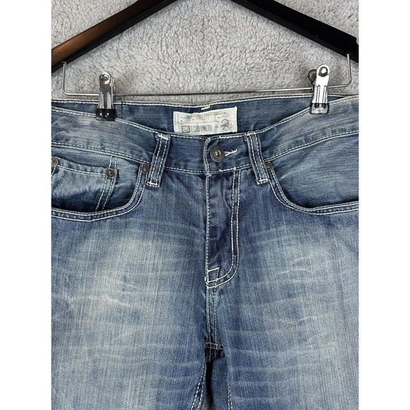 Other - Ecko Unltd Jeans Mens 30x32 Blue Relaxed Fit Distressed Denim Straight Leg Pants